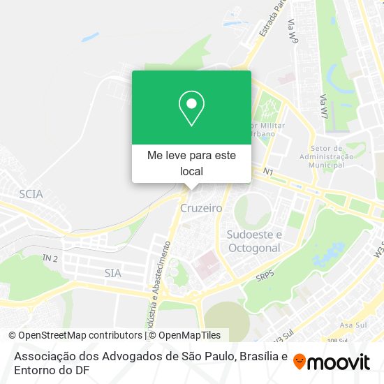 Associação dos Advogados de São Paulo mapa