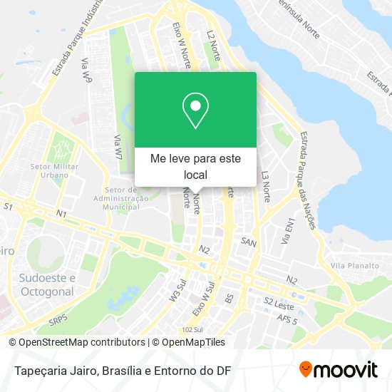 Tapeçaria Jairo mapa