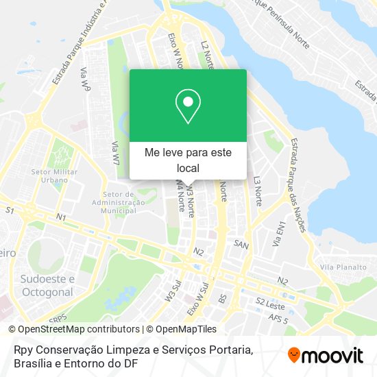 Rpy Conservação Limpeza e Serviços Portaria mapa