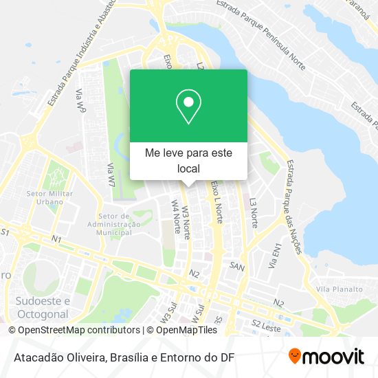 Atacadão Oliveira mapa