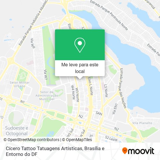 Cícero Tattoo Tatuagens Artísticas mapa