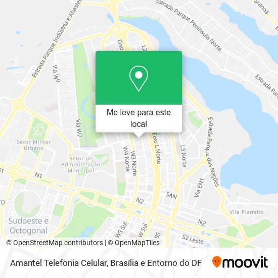 Amantel Telefonia Celular mapa