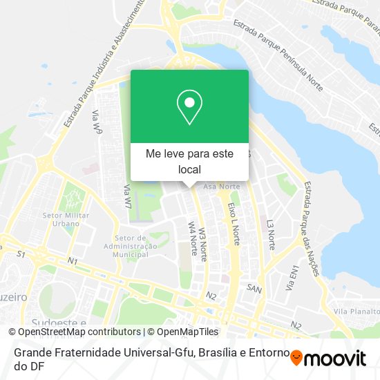 Grande Fraternidade Universal-Gfu mapa
