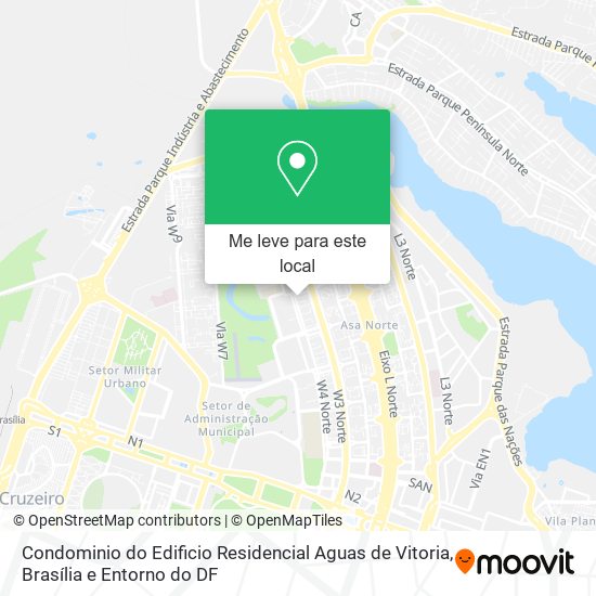 Condominio do Edificio Residencial Aguas de Vitoria mapa