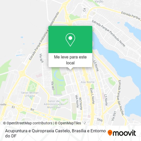 Acupuntura e Quiropraxia Castelo mapa