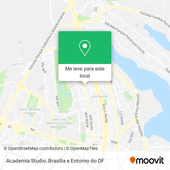 Academia Studio mapa