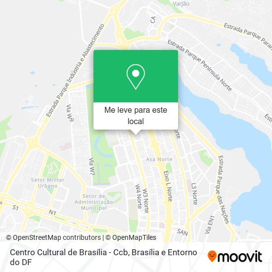 Centro Cultural de Brasília - Ccb mapa