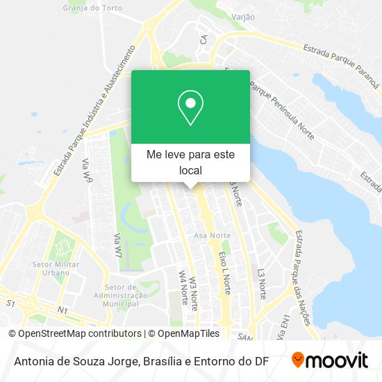 Antonia de Souza Jorge mapa