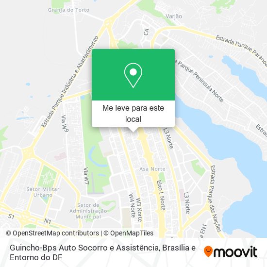 Guincho-Bps Auto Socorro e Assistência mapa