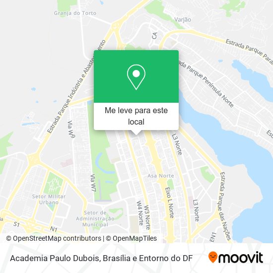 Academia Paulo Dubois mapa