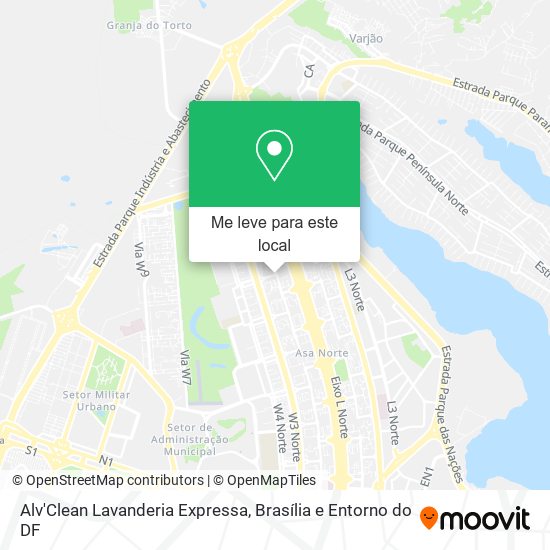 Alv'Clean Lavanderia Expressa mapa