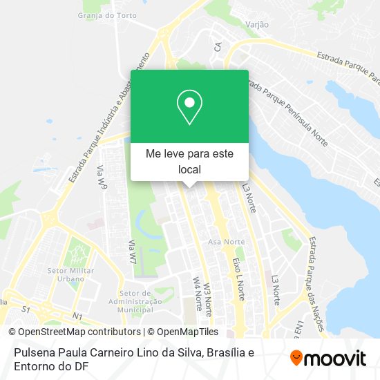 Pulsena Paula Carneiro Lino da Silva mapa