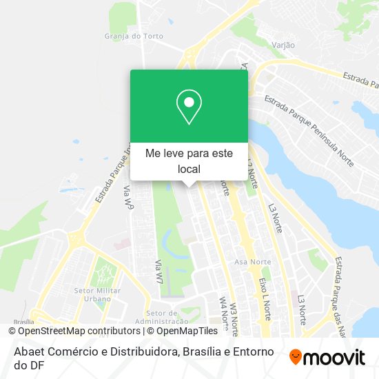 Abaet Comércio e Distribuidora mapa