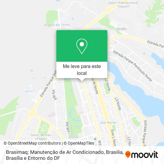 Brasimaq: Manutenção de Ar Condicionado, Brasilia mapa