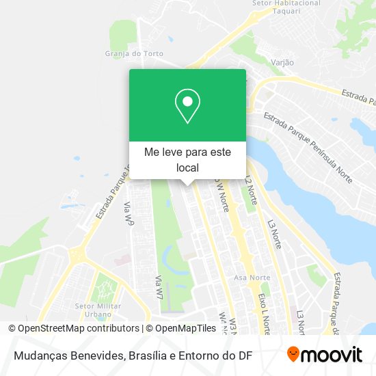 Mudanças Benevides mapa