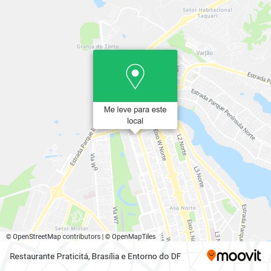 Restaurante Praticitá mapa