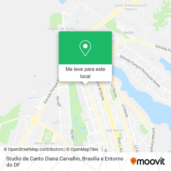 Studio de Canto Diana Carvalho mapa