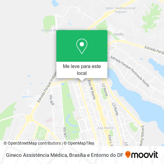Gineco Assistência Médica mapa
