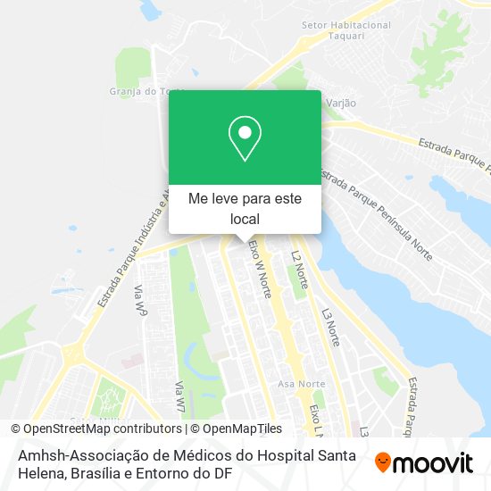 Amhsh-Associação de Médicos do Hospital Santa Helena mapa