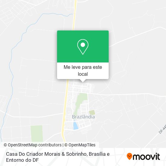 Casa Do Criador Morais & Sobrinho mapa