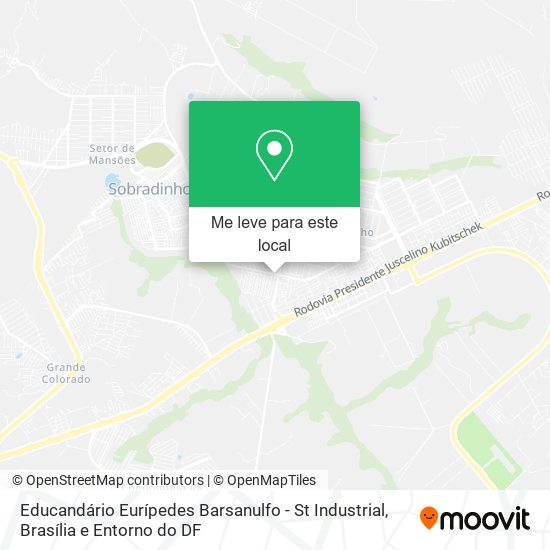 Educandário Eurípedes Barsanulfo - St Industrial mapa