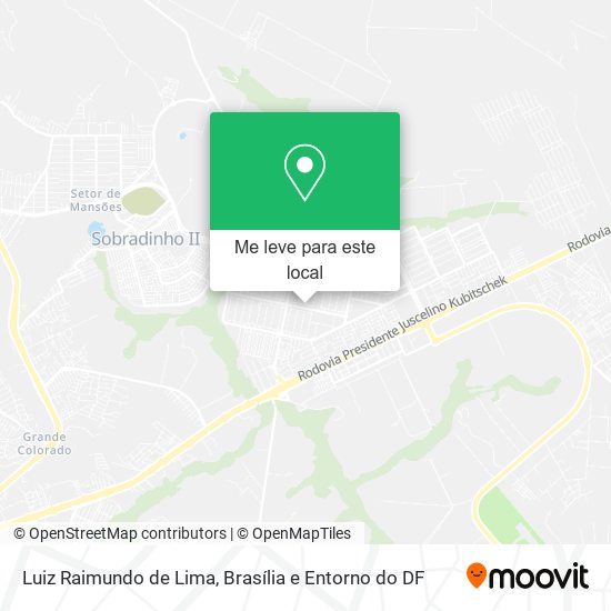 Luiz Raimundo de Lima mapa