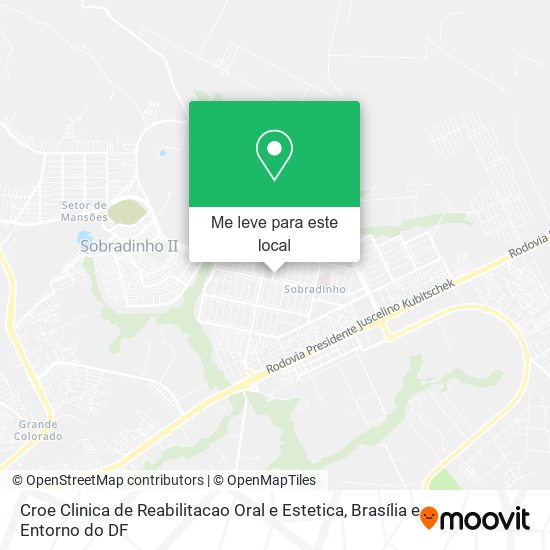 Croe Clinica de Reabilitacao Oral e Estetica mapa