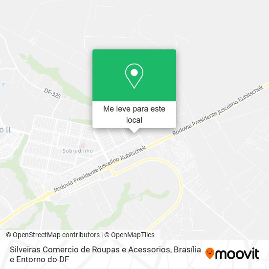 Silveiras Comercio de Roupas e Acessorios mapa