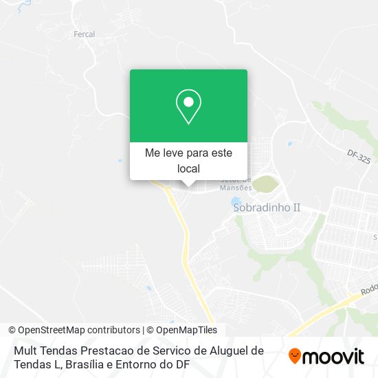 Mult Tendas Prestacao de Servico de Aluguel de Tendas L mapa