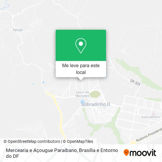 Mercearia e Açougue Paraibano mapa