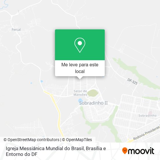 Igreja Messiânica Mundial do Brasil mapa