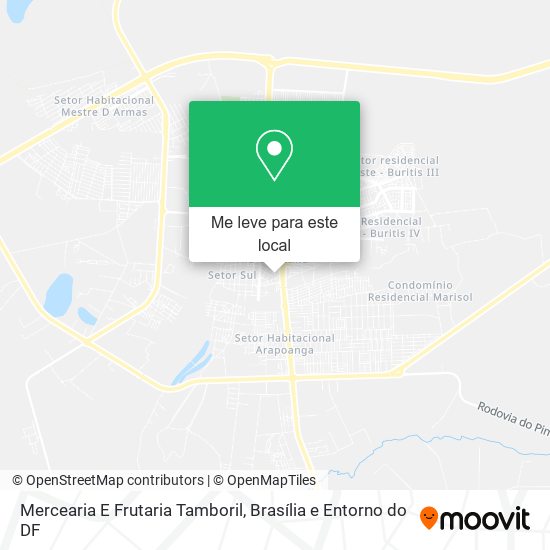 Mercearia E Frutaria Tamboril mapa