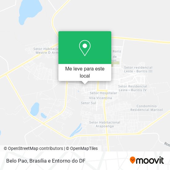 Belo Pao mapa