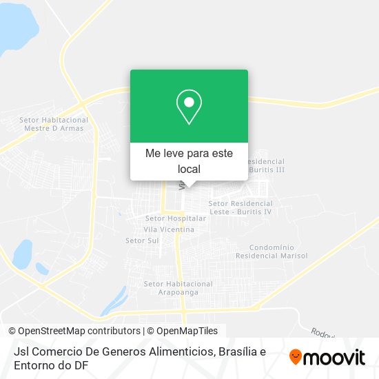 Jsl Comercio De Generos Alimenticios mapa