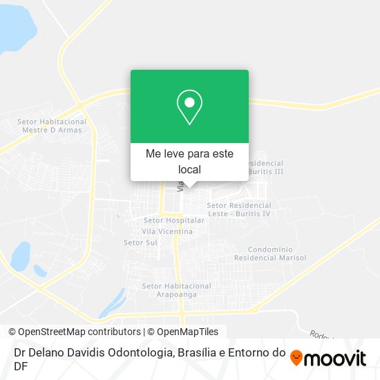 Dr Delano Davidis Odontologia mapa