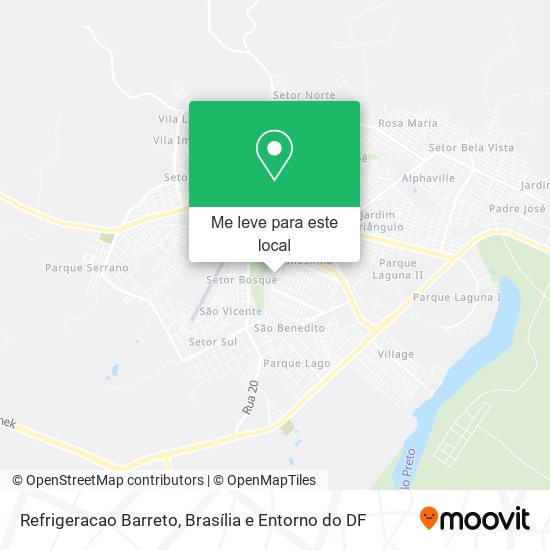 Refrigeracao Barreto mapa