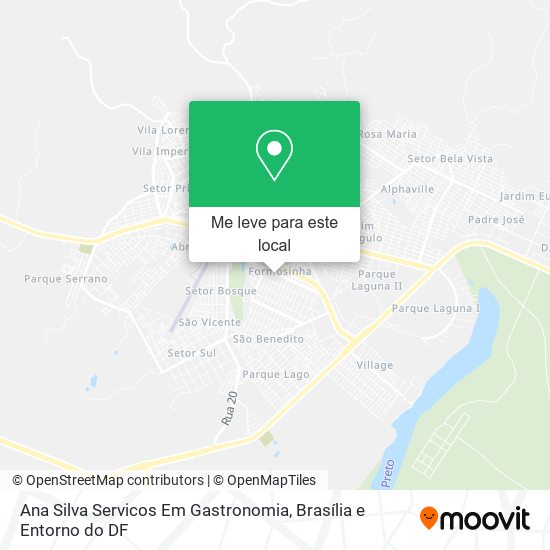 Ana Silva Servicos Em Gastronomia mapa