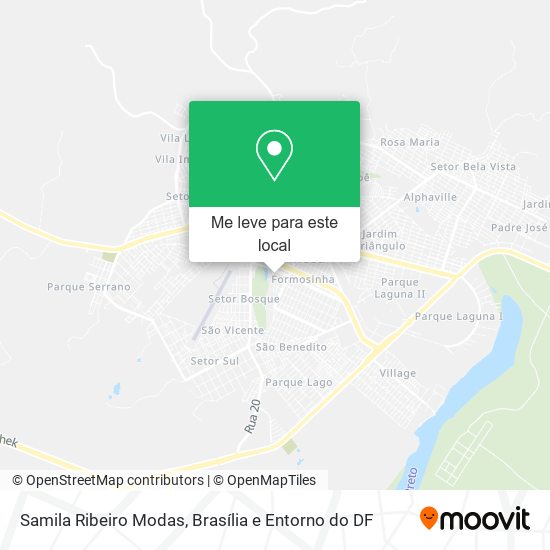 Samila Ribeiro Modas mapa