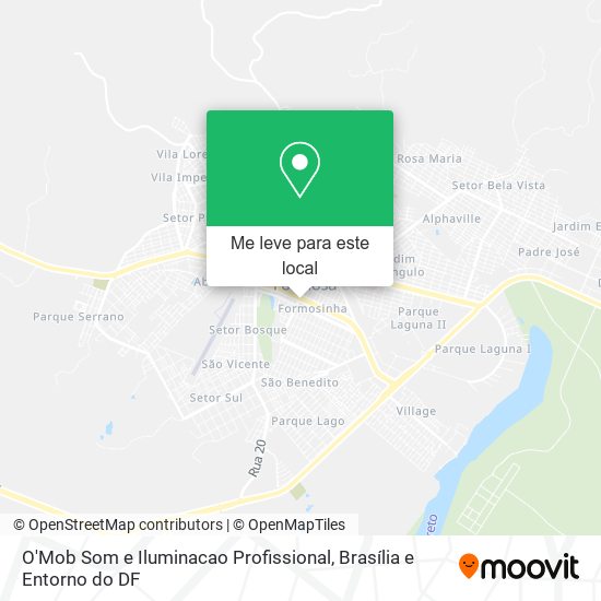 O'Mob Som e Iluminacao Profissional mapa