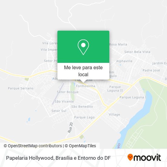 Papelaria Hollywood mapa