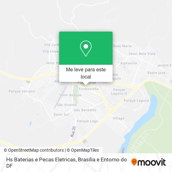 Hs Baterias e Pecas Eletricas mapa