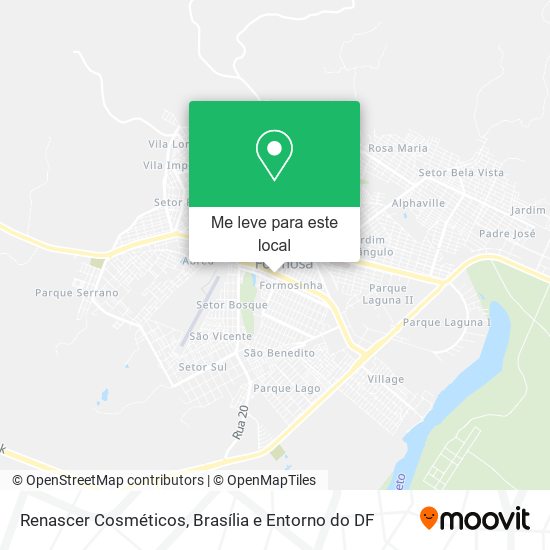 Renascer Cosméticos mapa