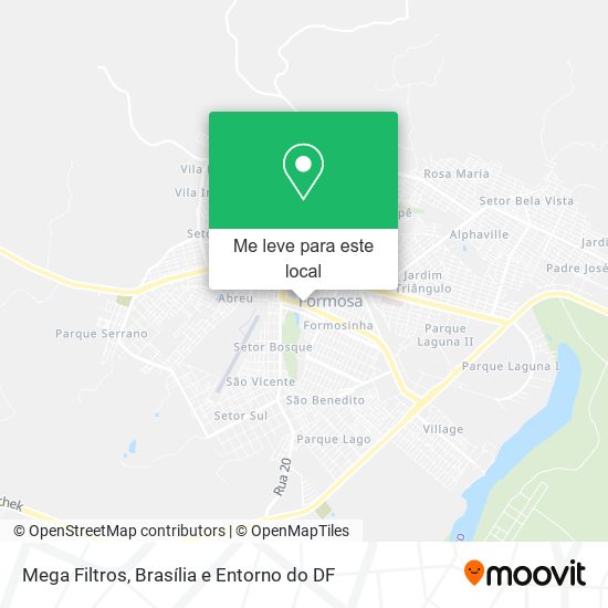 Mega Filtros mapa