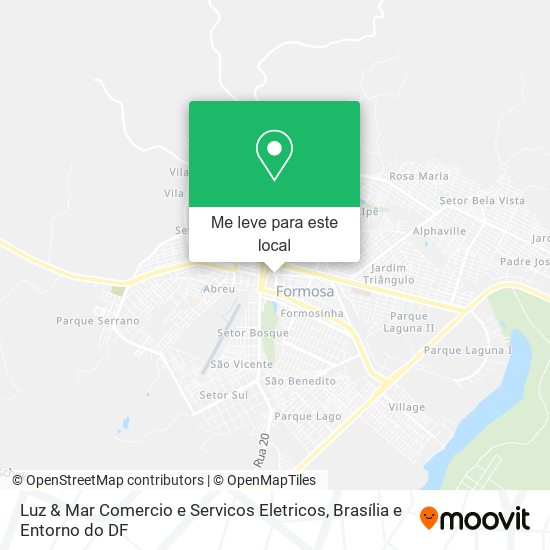 Luz & Mar Comercio e Servicos Eletricos mapa