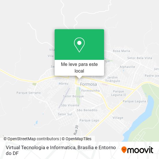 Virtual Tecnologia e Informatica mapa