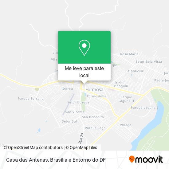 Casa das Antenas mapa