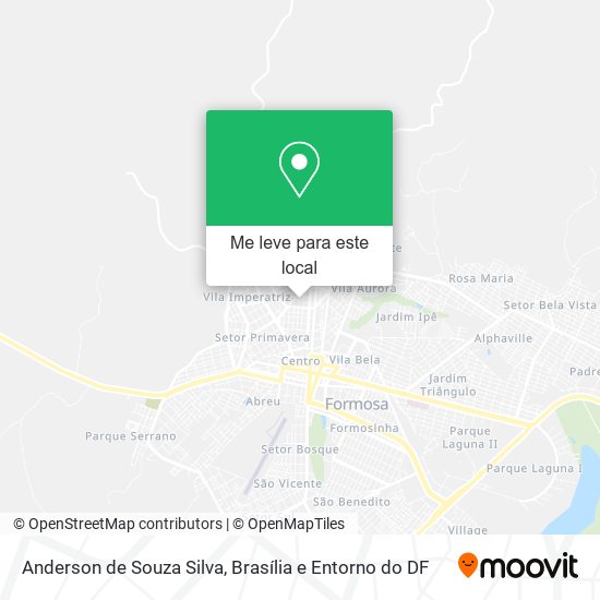 Anderson de Souza Silva mapa