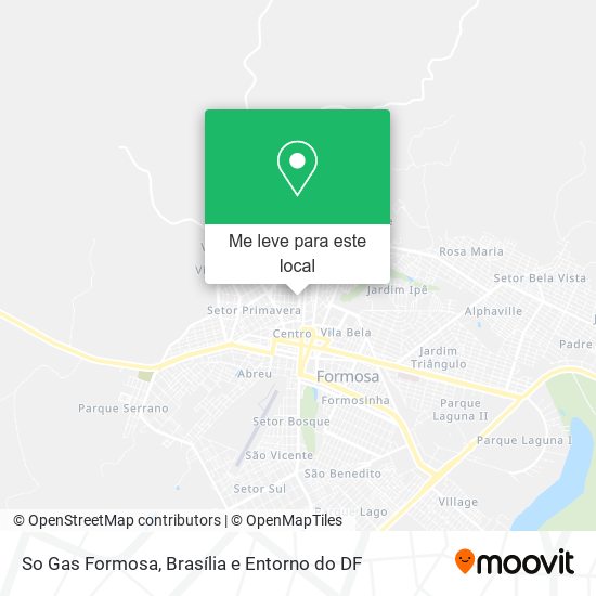 So Gas Formosa mapa