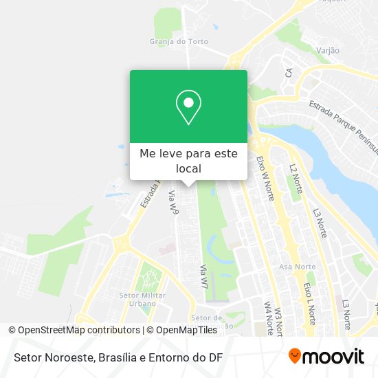 Setor Noroeste mapa