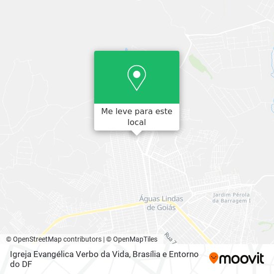 Igreja Evangélica Verbo da Vida mapa